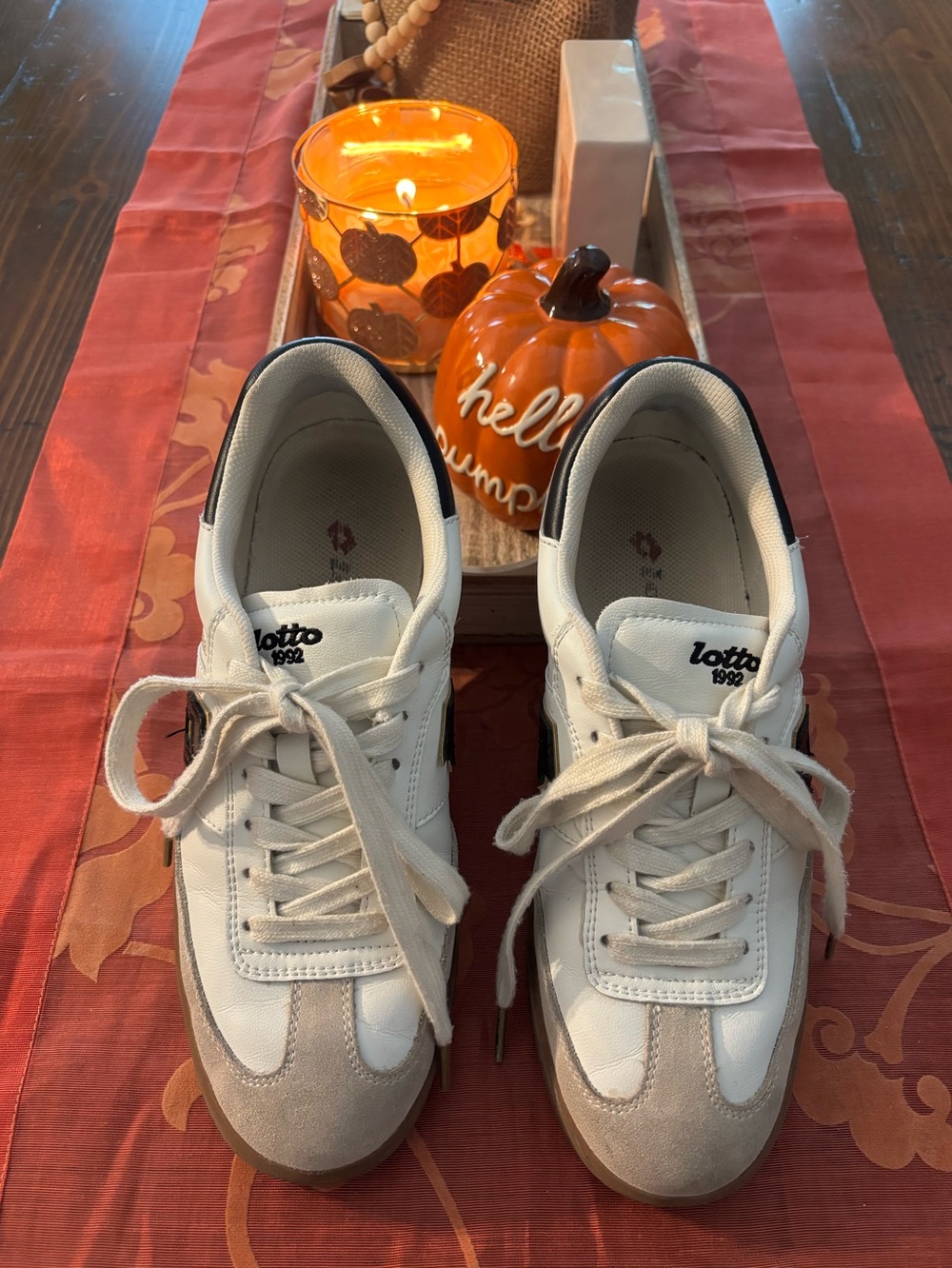 Lotto Brasil Select OG Women's Sneakers in White & Black - Picture 3 of 4